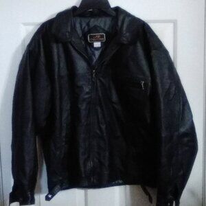 Black Genuine Leather Jacket.
